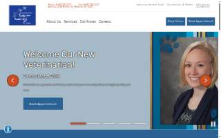 Lakeview Veterinary Clinic website