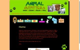 Animal Outfitters website