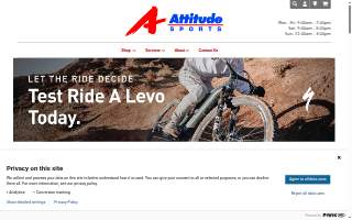 Attitude Sports website