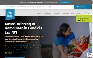Comfort Keepers Home Care of Fond du Lac website
