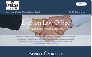 Everson Law website