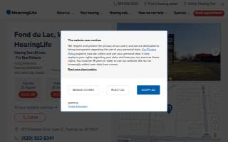 HearingLife of Fond du Lac WI website