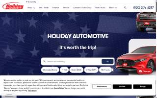 Holiday Automotive website
