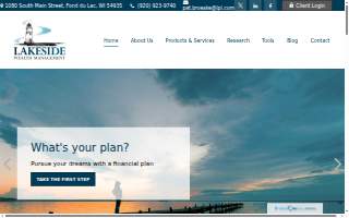 Lakeside Wealth Management, LLC website