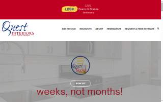 Quest Interiors website