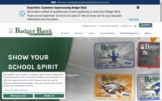 Badger Bank website