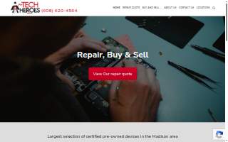 Tech Heroes Cell phone & Computer Repair of Fort Atkinson website