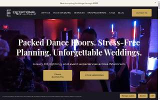 Exceptional Entertainment website