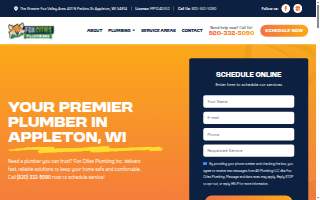 Fox Cities Plumbing website