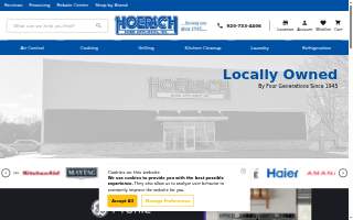 Hoersch Home Appliance of Fox Crossing website