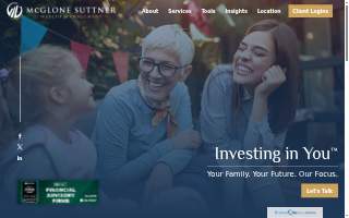 McGlone Suttner Wealth Management of Fox Crossing website