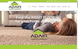 Adair Floors 'N' Remodeling website