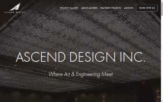 Ascend Design website