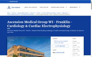 Ascension Medical Group WI - Franklin - Cardiology & Cardiac Electrophysiology website