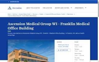 Ascension Medical Group WI - Franklin Medical Office Building website