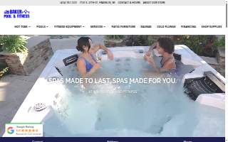 Baker Pool and Fitness website