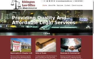 Eddington Law Office LLC website