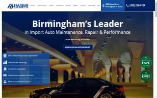 Franklin Automotive & Restoration website