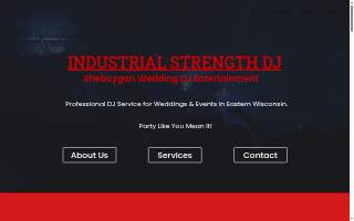 Industrial Strength DJ Service - Wedding Event Experts of Franklin website
