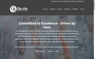 On-Site Staffing Services of Franklin website