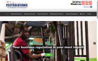 911 Pest Solutions of Germantown website