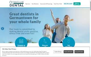 County Line Dental website