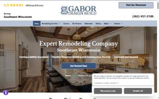 Gabor Design Build website