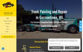 Ziebell Truck Painting Inc website