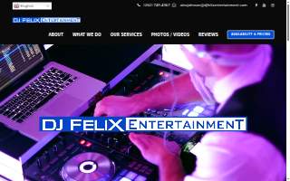 DJ Felix Entertainment website