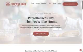 Harvest Home Assisted Living website