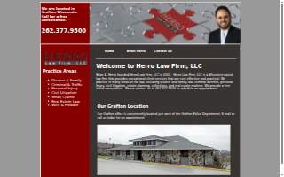 Herro Law Firm, LLC of Grafton website