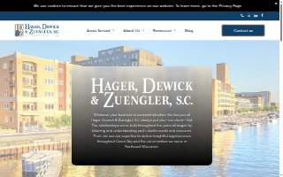 Hager, Dewick, & Zuengler, S.C. website