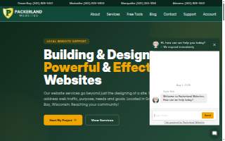 Packerland Websites of Green Bay website