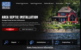 Area Septic Installation of Greendale website