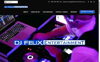 DJ Felix Entertainment website