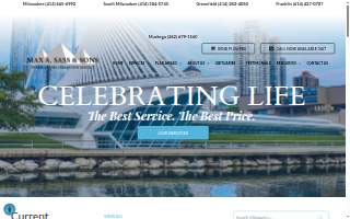 Max A. Sass & Sons Funeral and Cremation Service of Greendale website