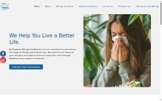 Ringwala Allergy & Asthma of Greendale website