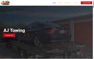AJ Towing of Greenfield website