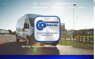 Consolidated Doors Milwaukee Showroom website