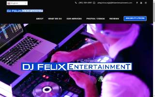 DJ Felix Entertainment website