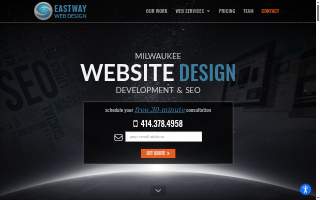 Eastway Web Design website