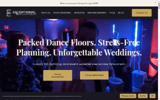 Exceptional Entertainment website