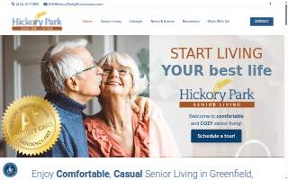Hickory Park Senior Living website