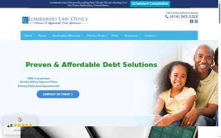 Lombardo Law Office of Greenfield website