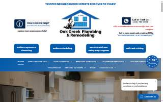 Oak Creek Plumbing Kitchen and Bath of Greenfield website