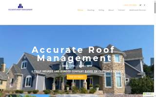 Accurate Roof Management website