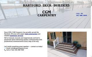 CGM Carpentry website