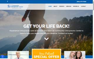 Community Chiropractic Center website