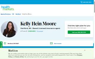 HealthMarkets Insurance - Kelly Michelle Hein Moore website