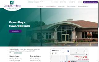Community First Credit Union of Howard website